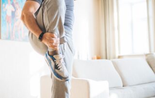 Active adult practicing mobility and functional movement as they age in Mooresville, NC